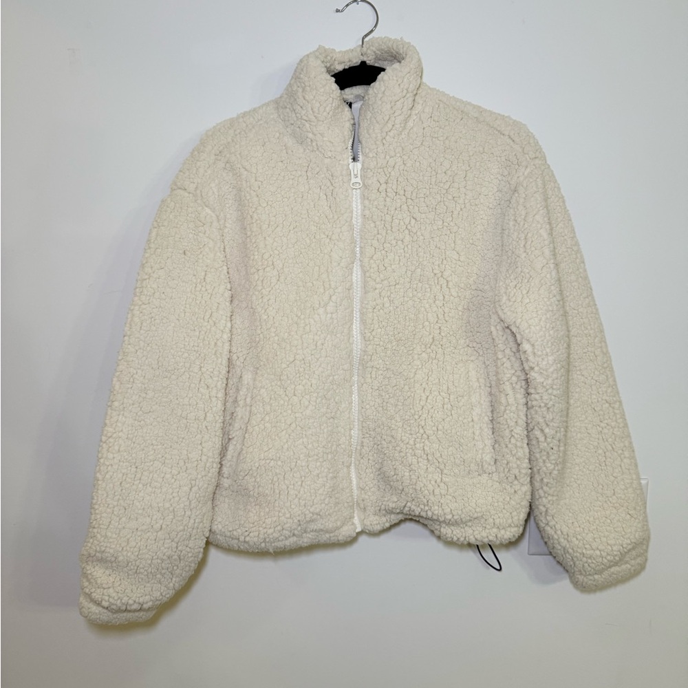 H&M Cream Fleece Jacket